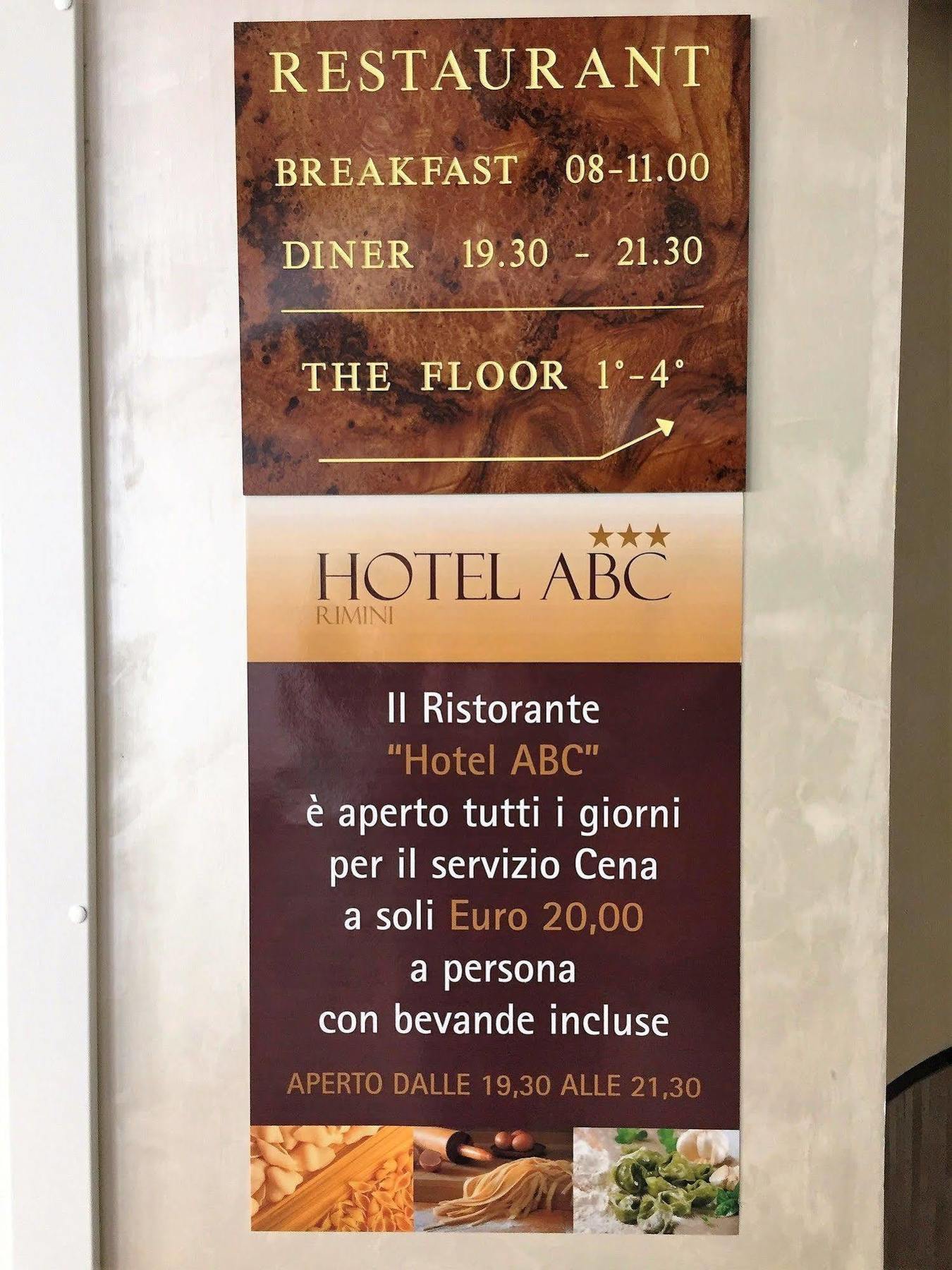 Abc Hotel リミニ エクステリア 写真